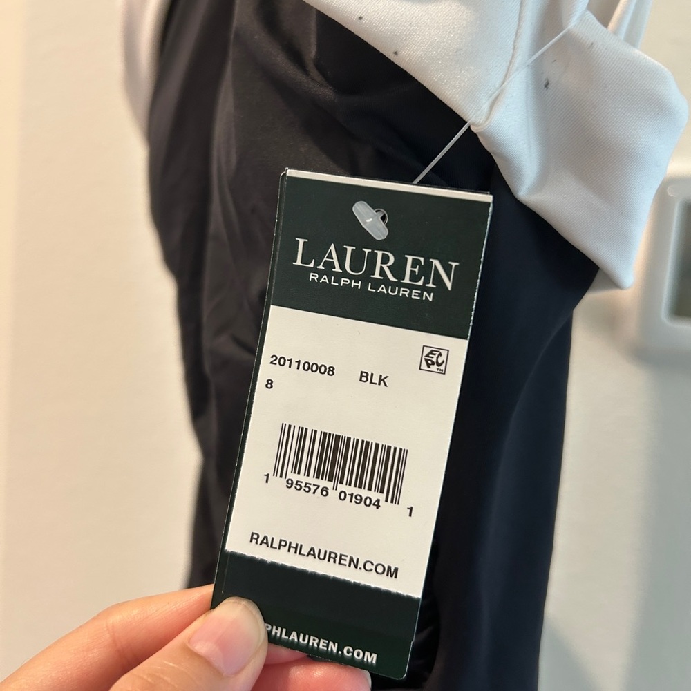 LAUREN Ralph Lauren Bel Air High Neck One-Piece Swimsuit, Size 8, New with Tag - Picture 5 of 11